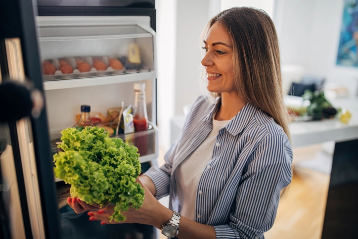 como separar las verduras en el refrigerador
