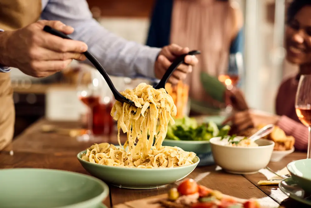 Cómo calcular cuántos gramos de pasta por persona